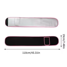 Adjustable Sauna Belt with Pocket High Stretchy Silver Fabric Sweating Waist Trainer Slimming Belly Weight Loss Belts for Women