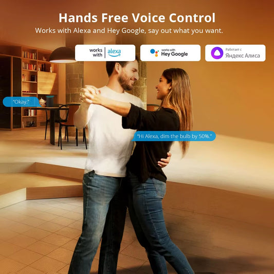 LED Smart WiFi Zigbee Light Bulb E27 RGB C+W LED Lamp Dimmable Magic Bulb Support Alexa Google Assistant Alice