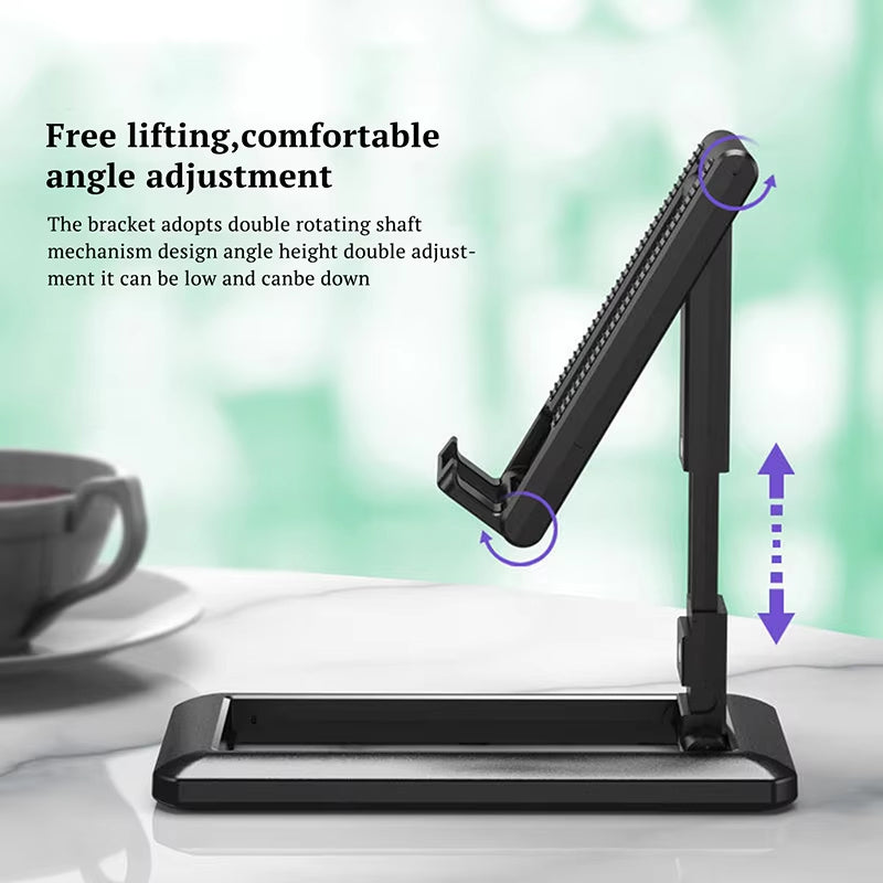 Desktop Mobile Phone Holder Stand For Smartphone iPad Tablet PC Adjustable Foldable Table Cell Phone Desk Stand Holder